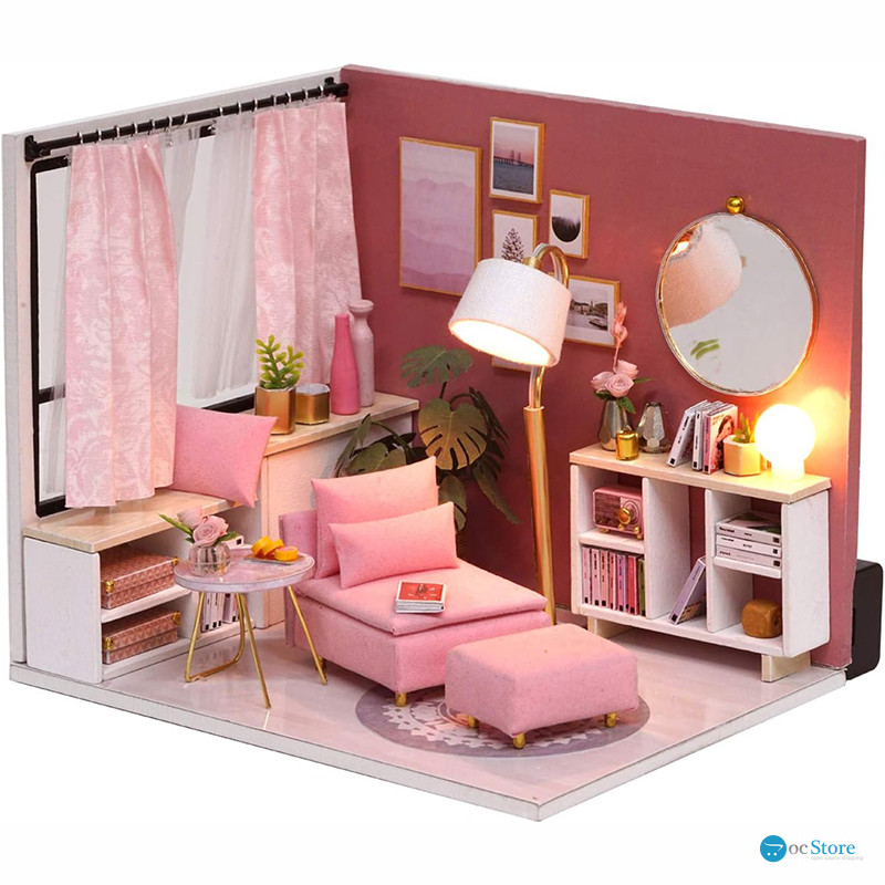 Кукольный дом конструктор DIY Cute Room H-017 Счастливое время