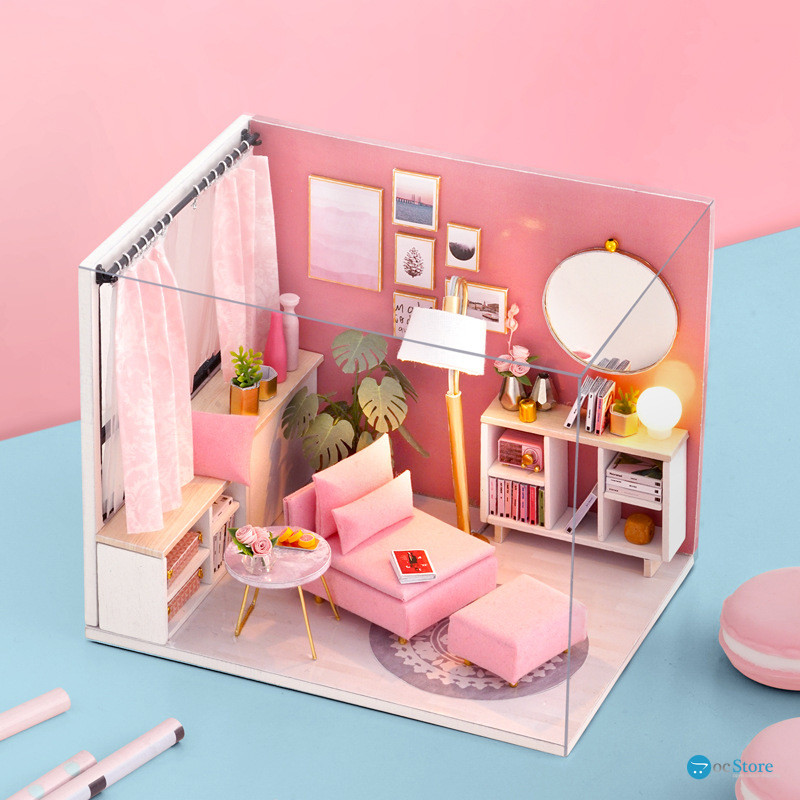 Кукольный дом конструктор DIY Cute Room H-017 Счастливое время