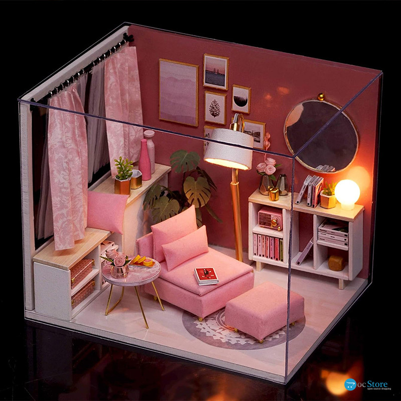 Кукольный дом конструктор DIY Cute Room H-017 Счастливое время