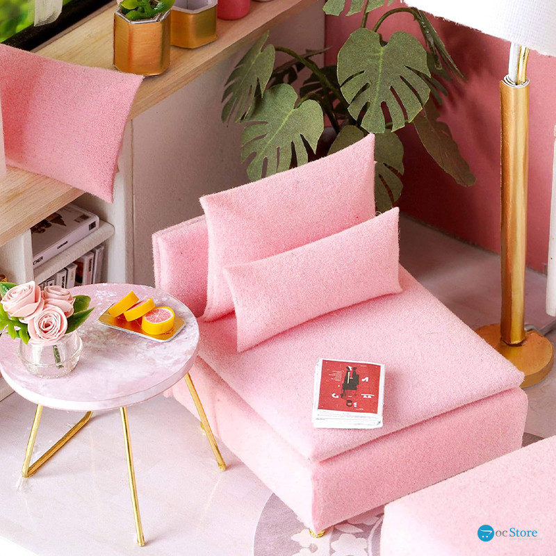 Кукольный дом конструктор DIY Cute Room H-017 Счастливое время