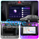 Штатная магнитола Lesko для Mercedes-Benz C-Класс II (W203) 2000-2004 экран 9" 2/32Gb CarPlay 4G Wi-Fi GPS Prime