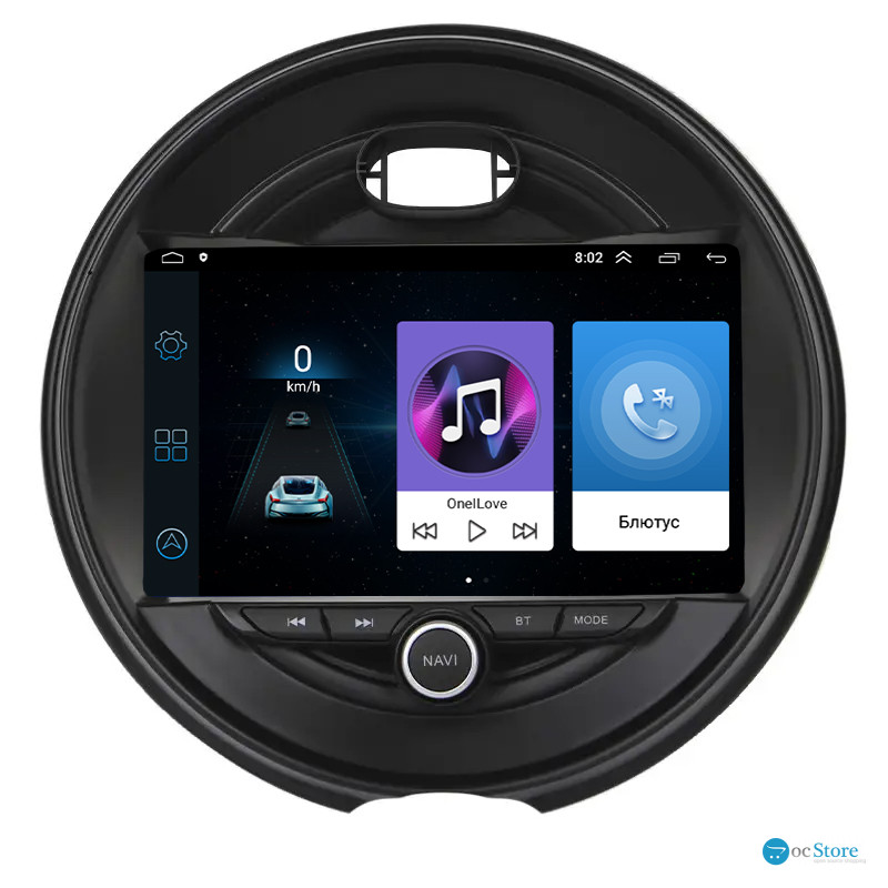 Штатная магнитола Lesko для MINI Clubman II 2015-2019 экран 9" 1/16Gb Wi-Fi GPS Base
