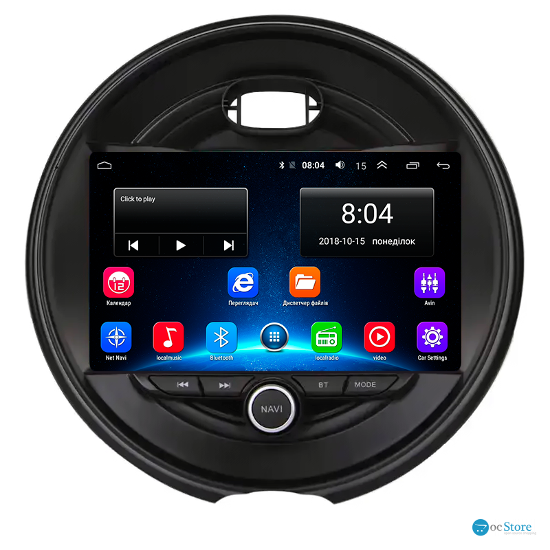 Штатная магнитола Lesko для MINI Clubman II 2015-2019 экран 9" 2/32Gb Wi-Fi GPS Base