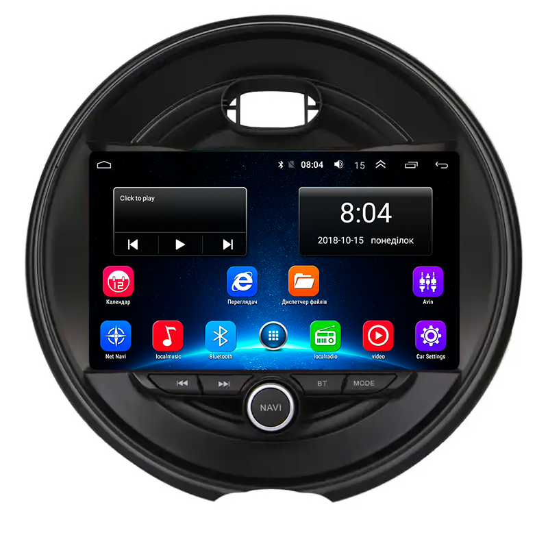 Штатная магнитола Lesko для MINI Clubman II 2015-2019 экран 9" 2/32Gb Wi-Fi GPS Base