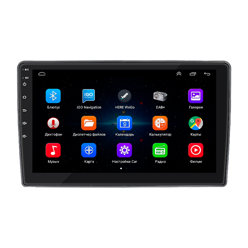 Штатная магнитола Lesko для Mitsubishi Airtrek  2001-2008 экран 10" 1/16Gb Wi-Fi GPS Base