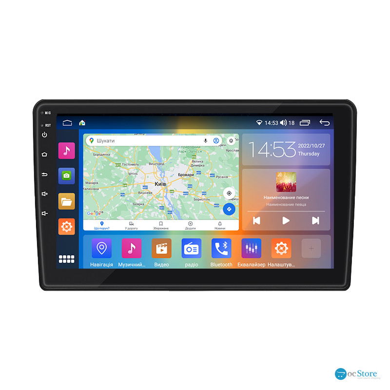 Штатная магнитола Lesko для Mitsubishi Airtrek  2001-2008 экран 10" 4/64Gb CarPlay 4G Wi-Fi GPS Prime