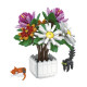 3D конструктор набор строительных блоков JIE-STAR 9036 Chrysanthemum potted plants 900 деталей пластиковый
