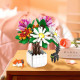 3D конструктор набор строительных блоков JIE-STAR 9036 Chrysanthemum potted plants 900 деталей пластиковый