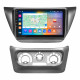 Штатная магнитола Lesko для Mitsubishi Lancer Evolution IX 2005-2007 экран 9" 2/32Gb CarPlay 4G Wi-Fi GPS Prime