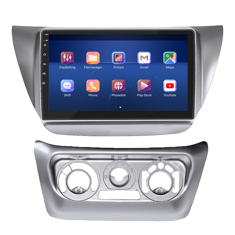 Штатная магнитола Lesko для Mitsubishi Lancer Evolution IX 2005-2007 экран 9" 4/32Gb 4G Wi-Fi GPS Top