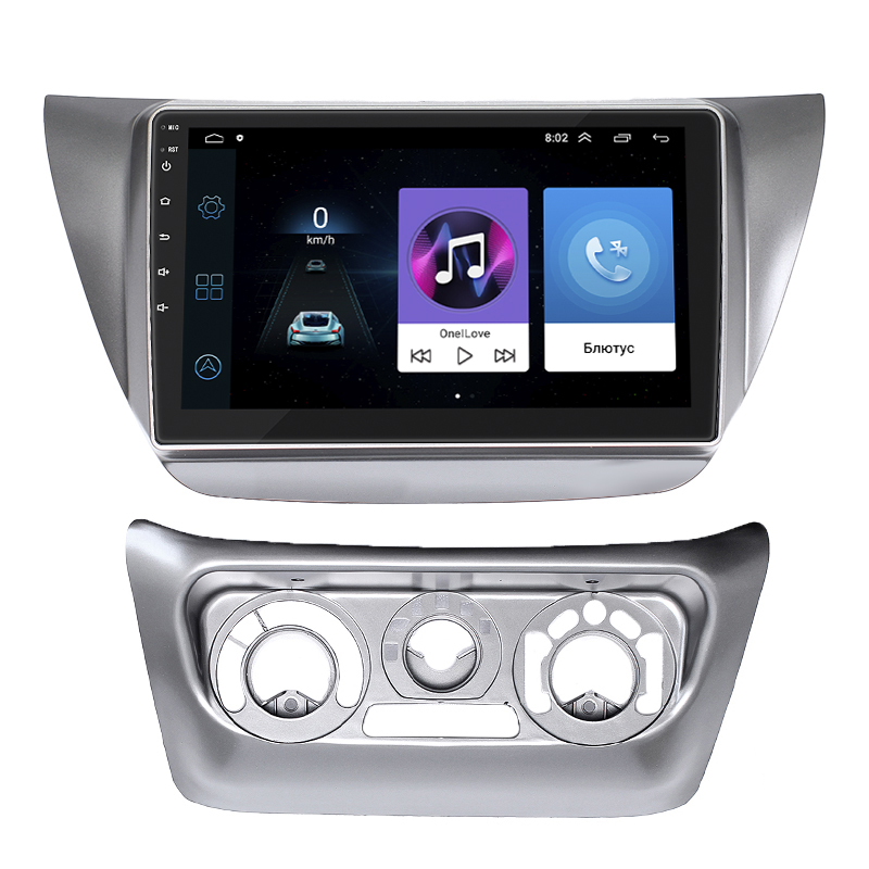 Штатная магнитола Lesko для Mitsubishi Lancer Evolution VII 2001-2003 экран 9" 2/32Gb Wi-Fi GPS Base