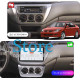 Штатная магнитола Lesko для Mitsubishi Lancer Evolution VII 2001-2003 экран 9" 4/64 QLED CarPlay 4G Wi-Fi GPS 360 Prime
