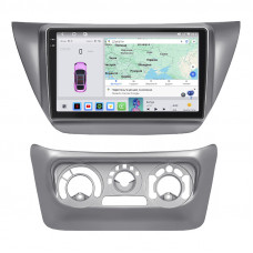 Штатная магнитола Lesko для Mitsubishi Lancer Evolution VIII 2003-2005 экран 9" 4/64 QLED CarPlay 4G Wi-Fi GPS 360 Prime