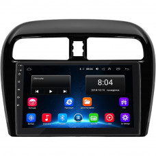 Штатная магнитола Lesko для Mitsubishi Mirage VI 2012-2015 экран 9" 2/32Gb Wi-Fi GPS Base