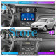 Штатная магнитола Lesko для Mitsubishi Outlander I 2002-2008 экран 10" 2/32Gb 4G Wi-Fi GPS Top