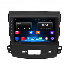 Штатная магнитола Lesko для Mitsubishi Outlander II 2005-2009 экран 9" 2/32Gb Wi-Fi GPS Base