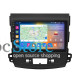 Штатная магнитола Lesko для Mitsubishi Outlander II 2005-2009 экран 9" 2/32Gb CarPlay 4G Wi-Fi GPS Prime