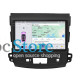 Штатная магнитола Lesko для Mitsubishi Outlander II 2005-2009 экран 9" 4/64 QLED CarPlay 4G Wi-Fi GPS 360 Prime