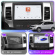 Штатная магнитола Lesko для Mitsubishi Outlander II 2005-2009 экран 9" 4/64 QLED CarPlay 4G Wi-Fi GPS 360 Prime