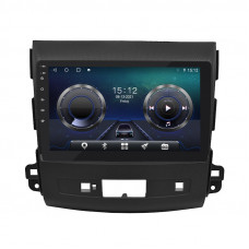 Штатная магнитола Lesko для Mitsubishi Outlander II 2005-2009 экран 9" 4/64Gb 4G Wi-Fi GPS Top