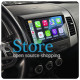 Штатная магнитола Lesko для Mitsubishi Outlander II 2005-2009 экран 9" 4/64Gb 4G Wi-Fi GPS Top