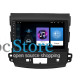 Штатная магнитола Lesko для Mitsubishi Outlander II Рестайлинг 2009-2013 экран 9" 1/16Gb Wi-Fi GPS Base