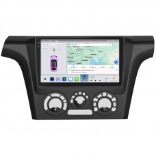 Штатная магнитола Lesko для Mitsubishi Outlander Left wheel 2003-2006 экран 9" 4/64 QLED CarPlay 4G Wi-Fi GPS 360 Prime