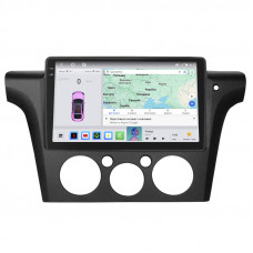 Штатная магнитола Lesko для Mitsubishi Outlander Right wheel 2003-2006 экран 10" 4/64 QLED CarPlay 4G Wi-Fi GPS 360 Prime