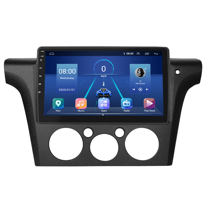 Штатная магнитола Lesko для Mitsubishi Outlander Right wheel 2003-2006 экран 10" 6/128Gb 4G Wi-Fi GPS Top