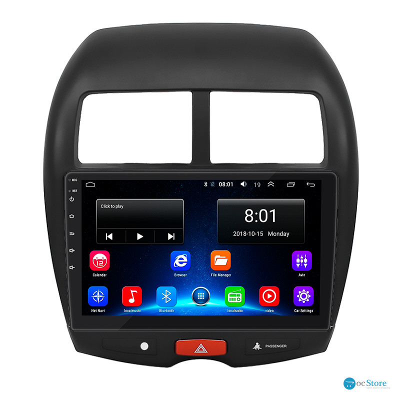 Штатная магнитола Lesko для Mitsubishi RVR III 2010-2012 экран 10" 2/32Gb Wi-Fi GPS Base