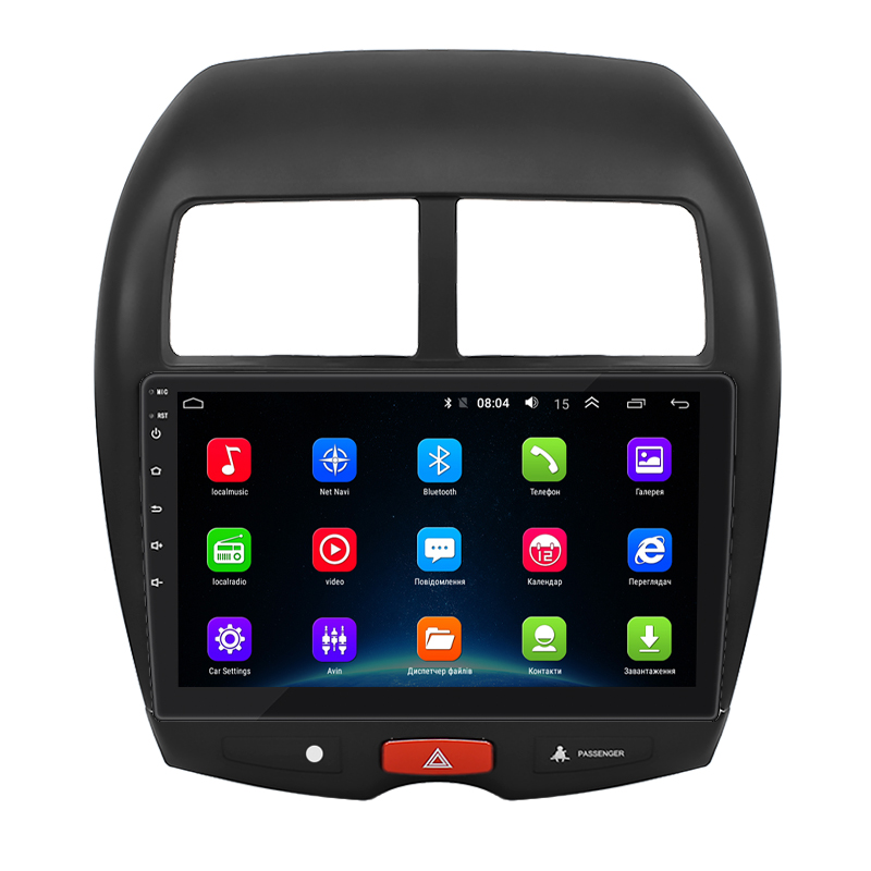 Штатная магнитола Lesko для Mitsubishi RVR III 2010-2012 экран 10" 2/32Gb Wi-Fi GPS Base