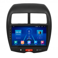 Штатная магнитола Lesko для Mitsubishi RVR III 2010-2012 экран 10" 4/64Gb 4G Wi-Fi GPS Top