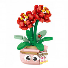 3D конструктор набор строительных блоков LOZ 8841 амарилис 430 деталей пластиковый