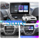 Штатная магнитола Lesko для Peugeot 2008 I 2013-2016 экран 10" 1/16Gb Wi-Fi GPS Base