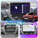 Штатная магнитола Lesko для Peugeot 2008 I Рестайлинг 2016-2019 экран 10" 2/32Gb CarPlay 4G Wi-Fi GPS Prime