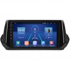Штатная магнитола Lesko для Peugeot 2008 II 2019-н.в. экран 9" 2/32Gb 4G Wi-Fi GPS Top