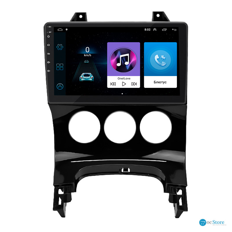 Штатная магнитола Lesko для Peugeot 3008 I 2009-2013 экран 9" 1/16Gb Wi-Fi GPS Base