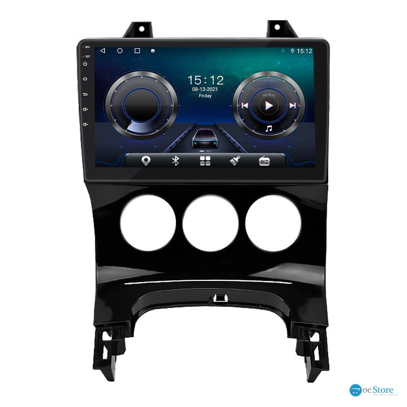 Штатная магнитола Lesko для Peugeot 3008 I 2009-2013 экран 9" 4/64Gb 4G Wi-Fi GPS Top