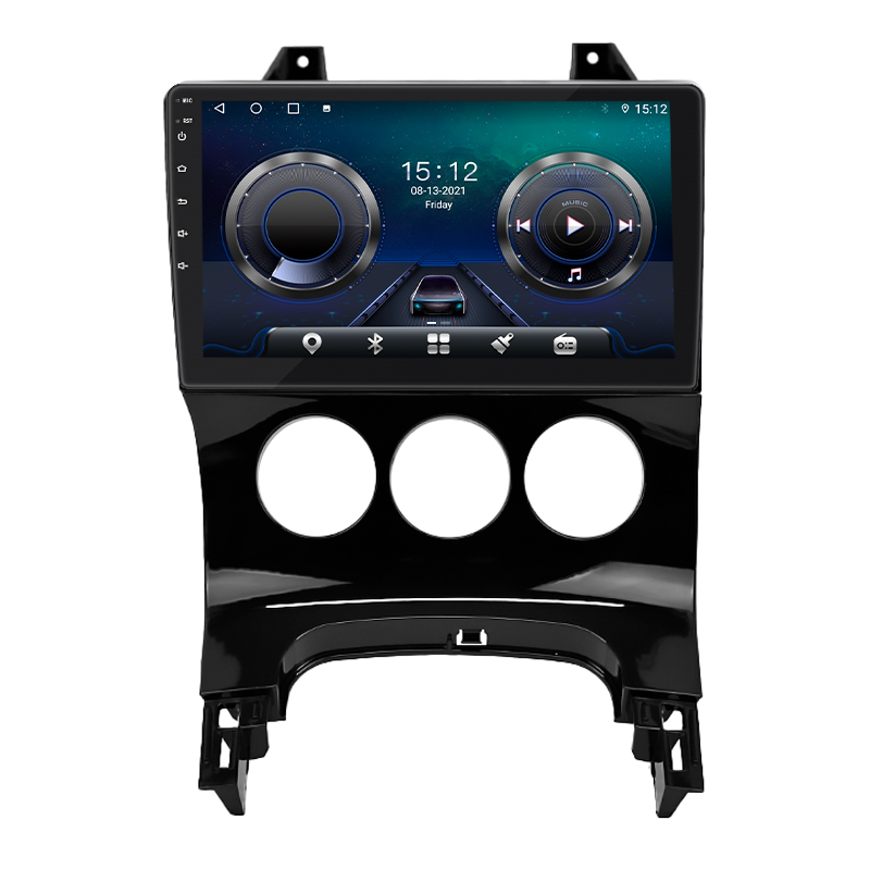 Штатная магнитола Lesko для Peugeot 3008 I 2009-2013 экран 9" 4/64Gb 4G Wi-Fi GPS Top