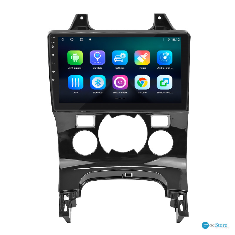 Штатная магнитола Lesko для Peugeot 3008 I Рестайлинг 2013-2016 экран 9" 4/32Gb 4G Wi-Fi GPS Top