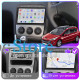 Штатная магнитола Lesko для Peugeot 308 I 2007-2011 экран 9" 4/64 QLED CarPlay 4G Wi-Fi GPS 360 Prime