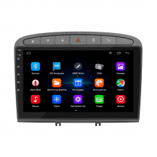 Штатная магнитола Lesko для Peugeot 308 I Рестайлинг 2011-2015 экран 9" 2/32Gb Wi-Fi GPS Base