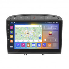 Штатная магнитола Lesko для Peugeot 308 I Рестайлинг 2011-2015 экран 9" 2/32Gb CarPlay 4G Wi-Fi GPS Prime