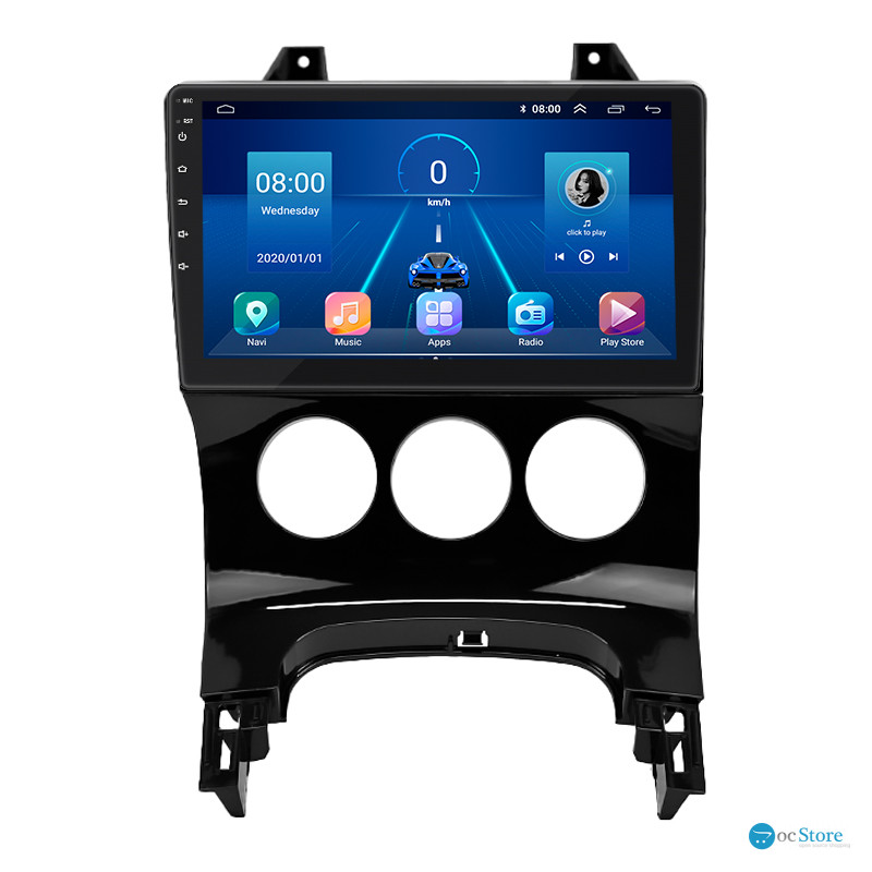 Штатная магнитола Lesko для Peugeot 5008 I 2009-2013 экран 9" 4/64Gb 4G Wi-Fi GPS Top