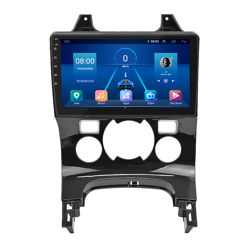 Штатная магнитола Lesko для Peugeot 5008 I Рестайлинг 2013-2016 экран 9" 6/128Gb 4G Wi-Fi GPS Top