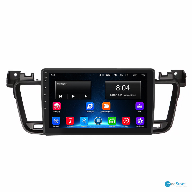 Штатная магнитола Lesko для Peugeot 508 I 2011-2014 экран 9" 2/32Gb Wi-Fi GPS Base