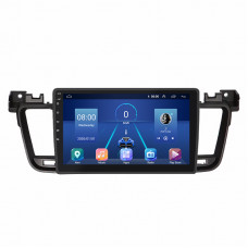 Штатная магнитола Lesko для Peugeot 508 I 2011-2014 экран 9" 4/64Gb 4G Wi-Fi GPS Top