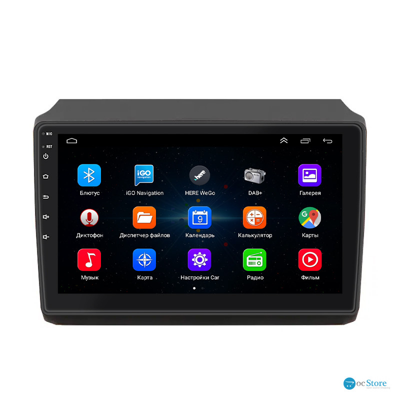 Штатная магнитола Lesko для Peugeot Boxer II Рестайлинг 2011-н.в. экран 9" 1/16Gb Wi-Fi GPS Base