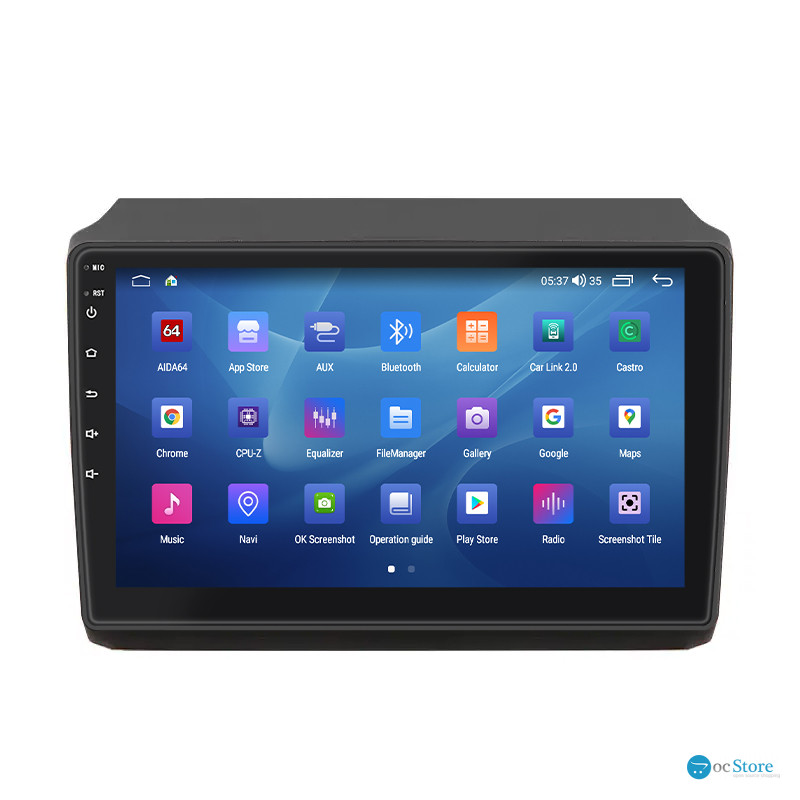 Штатная магнитола Lesko для Peugeot Boxer II Рестайлинг 2011-н.в. экран 9" 4/64Gb CarPlay 4G Wi-Fi GPS Prime