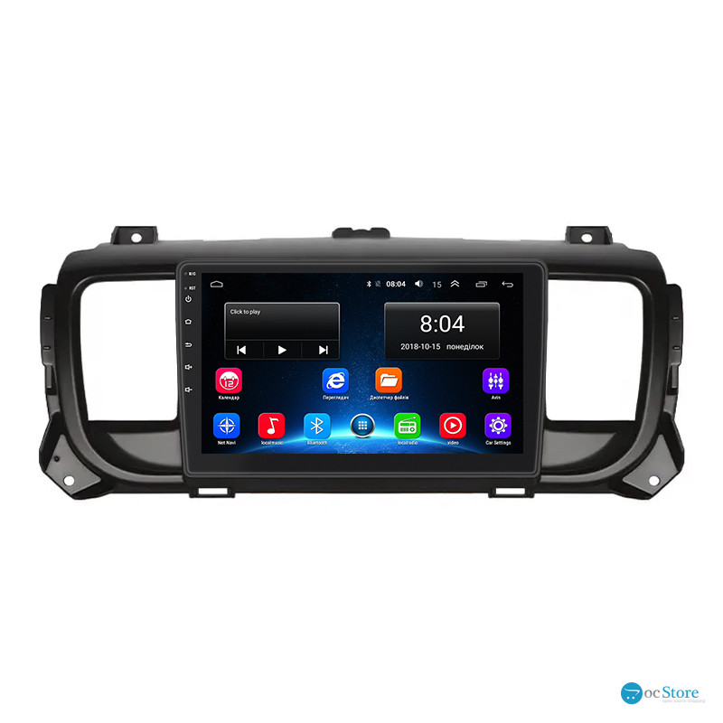 Штатная магнитола Lesko для Peugeot Expert III 2016-н.в. экран 9" 2/32Gb Wi-Fi GPS Base